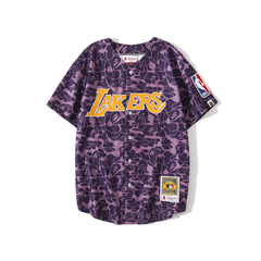 Casaca MLB Lakers BAPE x Mitchell & Ness - 98USD