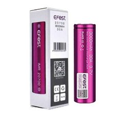 Pila Bateria Recargable 20700 3000mah 30a Efest - comprar online