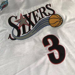 Musculosa Casaca NBA Philadelphia 76ers 3 Iverson White - KITCH TECH