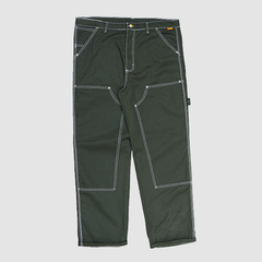 Double Knee Pants Olive Green