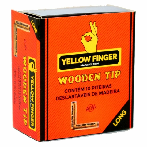 Filtros largos de madera Yellow Finger Largos