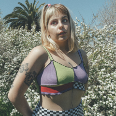 Crop Top Tejido Retazos en internet