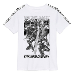 Remera Anime Attack On Titan Give Your Hearts