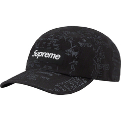 SUPREME GONZ POEMS CAMP CAP BLACK - 250U$D