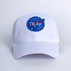 Gorra Curva TD Trap NASA Blanca - comprar online