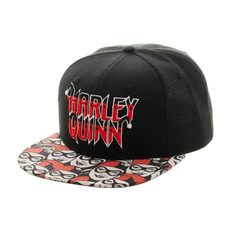 Gorra Snapback Batman Harley Quinn - Halftone Black Red - KITCH TECH