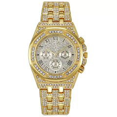 Reloj Strass Dorado iced Diamante Simil Oro Trap Hip Hop N6