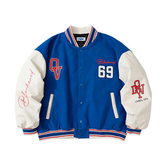 CAMPERA VARSITY JACKET UNIVERSITARIA BLACK69 AZUL