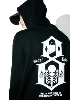 Campera Rebel Eight 8 Hell Can't Hold us Zip Up - comprar online