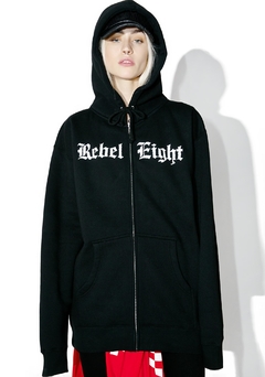 Campera Rebel Eight 8 Hell Can't Hold us Zip Up