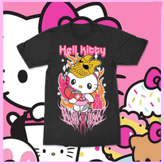 Remera Hell Kitty Black - comprar online