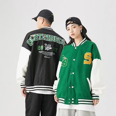 CAMPERA VARSITY JACKET UNIVERSITARIA KILLER BEE NEGRO - KITCH TECH