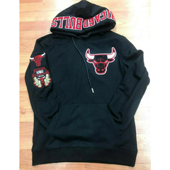 Buzo Hoodie Chicago Bulls Pro Standard Original Importado Black - tienda online