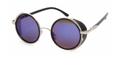 Anteojos Steampunk De Sol De Cuero Proteccion Ocultos N 26