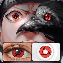 Lentes de contacto fantasía cosplay anime Naruto Sharingan Shisui CL194 en internet