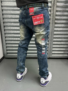 Pantalon Jean dominican chupin denim importado ripped WT02 - tienda online