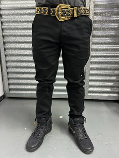 Pantalon negro skinny fit importado WT02 - KITCH TECH