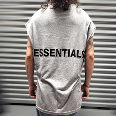 Remera Musculosa Grey Essentials - comprar online