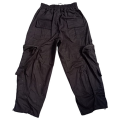 Pantalon Cargo Gabardina Full Black - comprar online