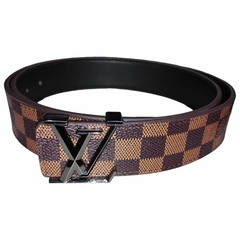 1:1 Cinturon Luis Vuitton Damier Ebene Canvas - comprar online