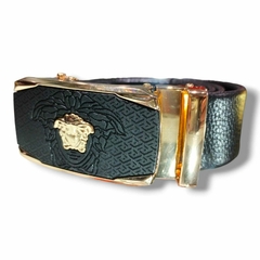 1:1 Cinturon Pria Branded Versace Gold Black en internet