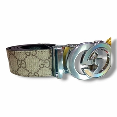 1:1 Cinturon Gucci Interlocking G Reversível GG Gold - comprar online