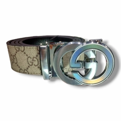 1:1 Cinturon Gucci Interlocking G Reversível GG Gold