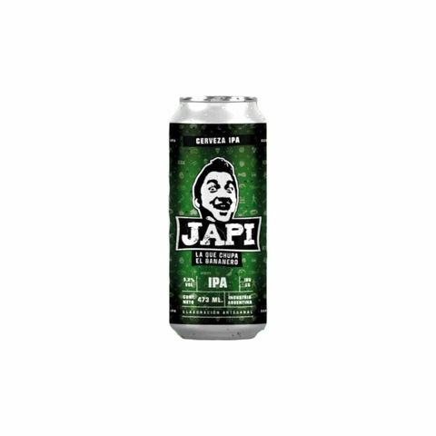 Cerveza el Bananero Japi Artesanal Verde Ipa