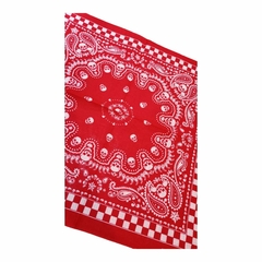 Pañuelo Bandana Roja Calavera Tribal - comprar online