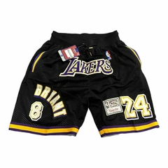 Short NBA Lakers 24 Bryant Full Negro