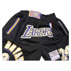 Short NBA Lakers 24 Bryant Full Negro en internet