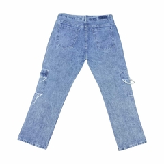Pantalon Jean Baggy Y2K Ripped Blue - comprar online