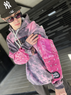 Imagen de Buzo Lil Peep Batik Bandana Rosa