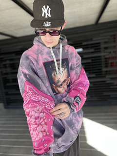 Buzo Lil Peep Batik Bandana Rosa - tienda online