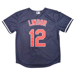 Camiseta Casaca Baseball Mlb Cleveland Indians 12 Lindor - comprar online
