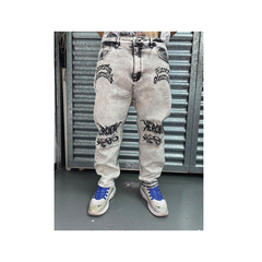 Pantalon Jean Trasher Gris - comprar online