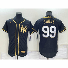 Camiseta Casaca Baseball MLB NY Dorada Special Edition Judge 99