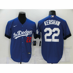 Camiseta Casaca Baseball Mlb LosDodgers Kershaw 22