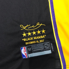 Remera NBA Lakers 24 Kobe Bryant MVP Aniversary Black Mamba - comprar online