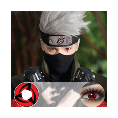 Lentes de contacto fantasía cosplay anime Naruto Sharingan Kakashi CL107