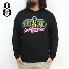 Buzo Rebel Eight 8 Los Angeles Sweater Crewneck Cuello redondo