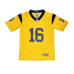 Camiseta Casaca NFL Los Angeles Rams 16 Goff