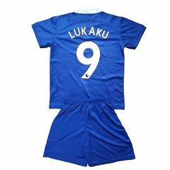 Conjunto Futbol Niño Chelsea Lukaku 9