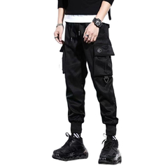 Imagen de Pantalon Cargo Techwear Black Warcore K02