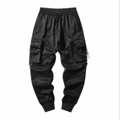 Pantalon Cargo Techwear Black Warcore K02 - comprar online