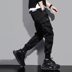 Pantalon Cargo Techwear Black Warcore K02 en internet