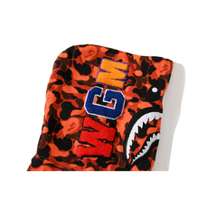 Imagen de Campera Hoodie BAPE X XO Full Zip Shark Camo Orange (AAA) - 220USD