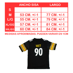 Camiseta Casaca NFL Pittsburgh Steelers 90 Watt en internet