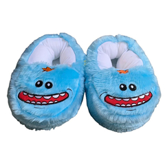 PANTUFLAS RICK Y MORTY MEESEEKS UNISEX ACOLCHONADAS