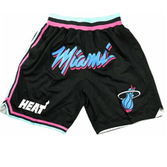 Bermuda Shorts Nba Miami Heat "Vice" Black Mod. 1